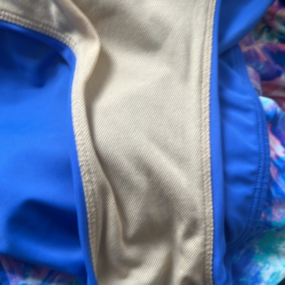 Swimsuits For All Tie Dye Shoulder Bikini Set Shirred High Waist Brief 22 / 24 - Picture 11 of 12